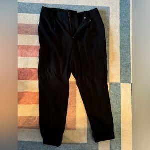 Black cargo pants